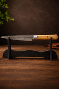 9.5-inch Kirisame Damascus Knife- Premium Wooden Handle | NAKT Blades